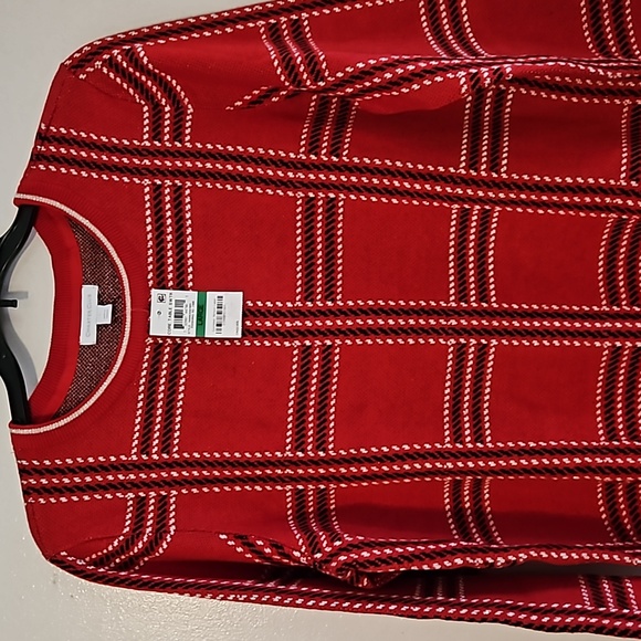 Charter Club Red and White Crew & Scoop Necks Sweaters - Picture 3 of 5